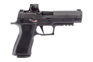Sig P320 Off Duty 9mm pistol, black.